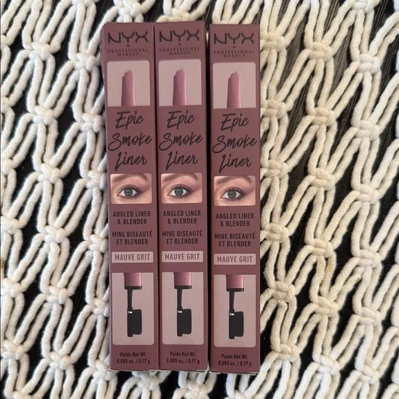 NYX Epic Smoke Liner in Mauve Grit Trio SEALED & NEW - Picture 1 of 7